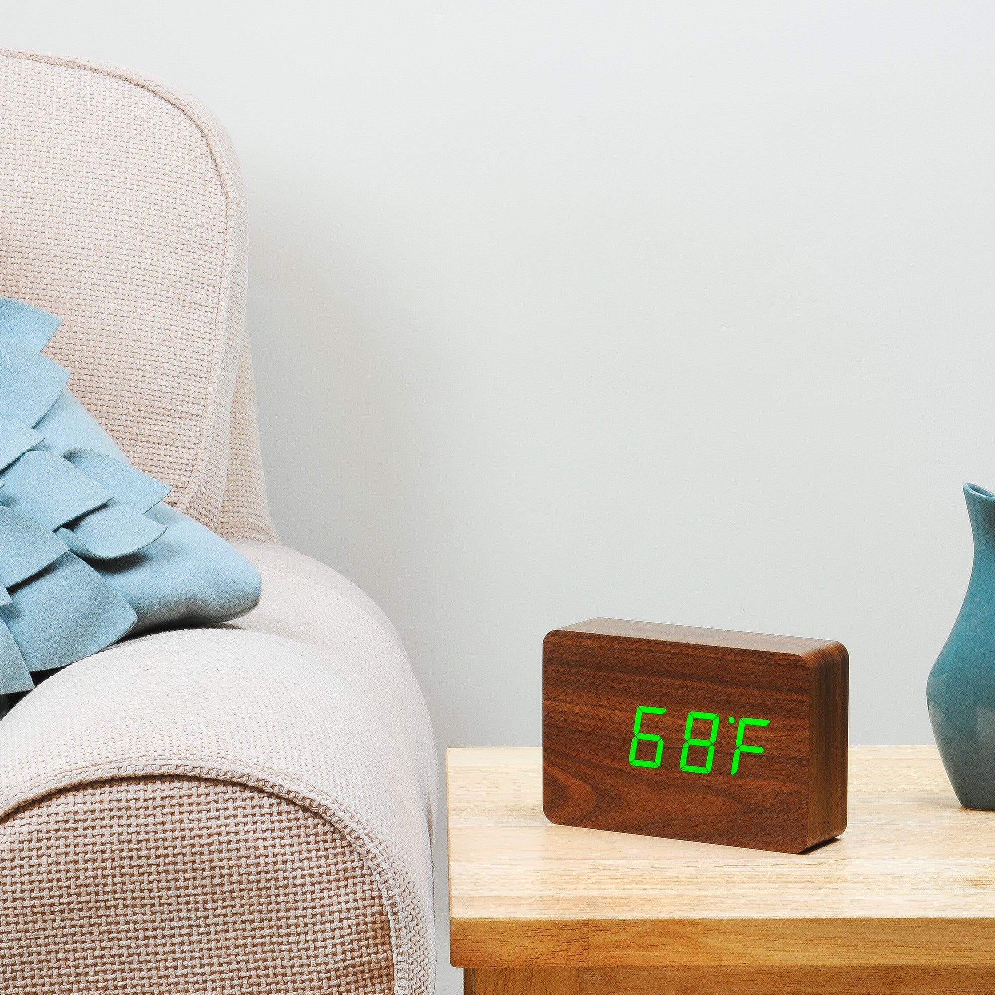 Gingko Brick Click Clock