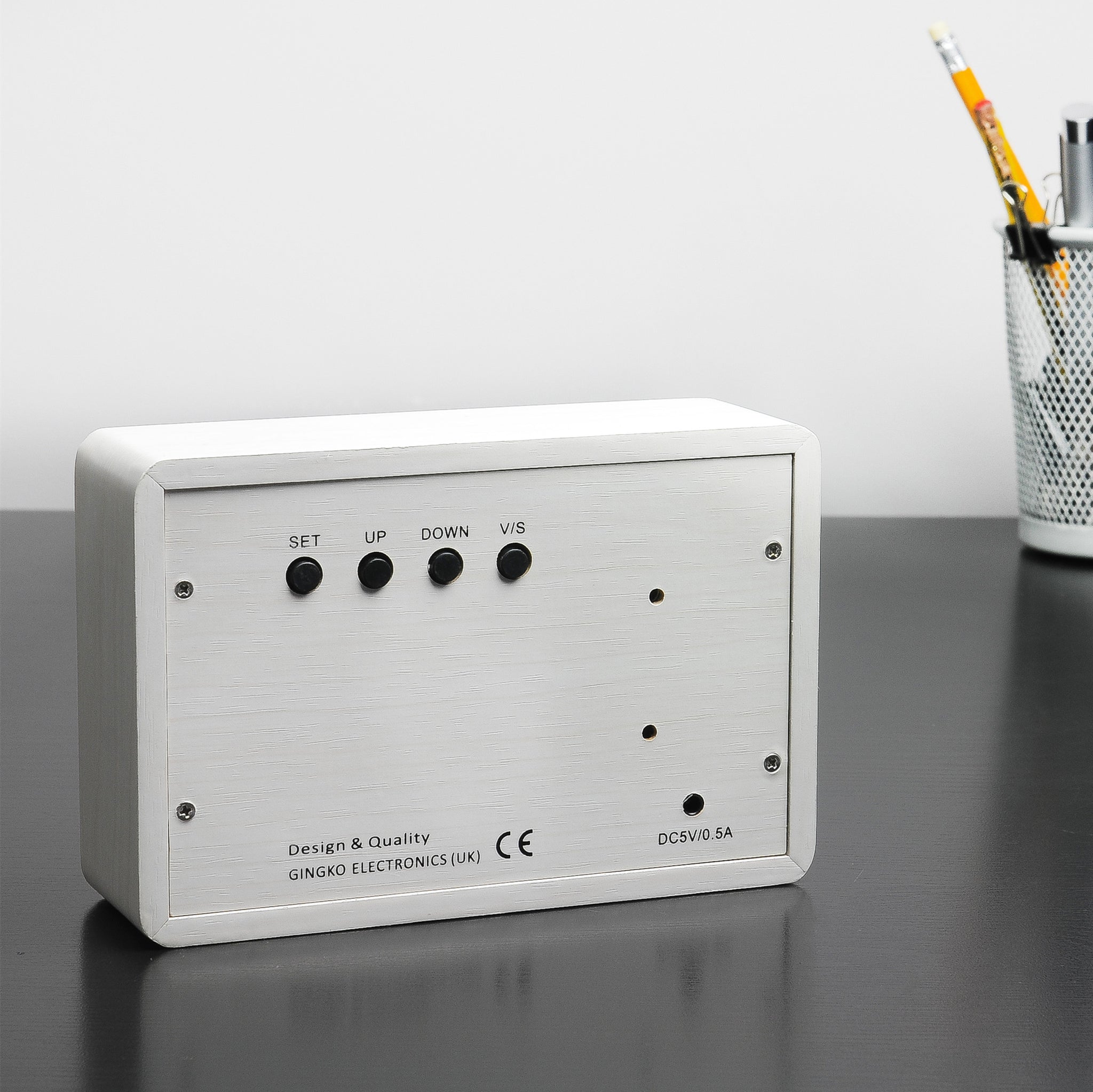 Gingko Brick Click Clock