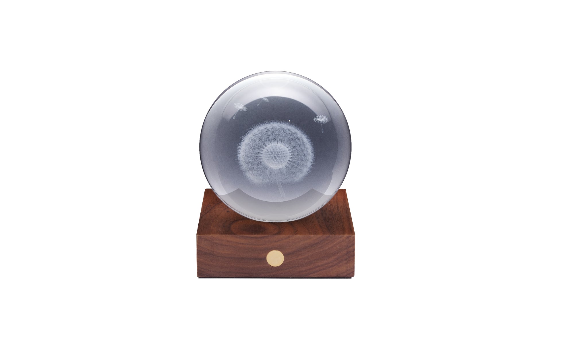 Gingko Amber 3D Laser Crystal Light