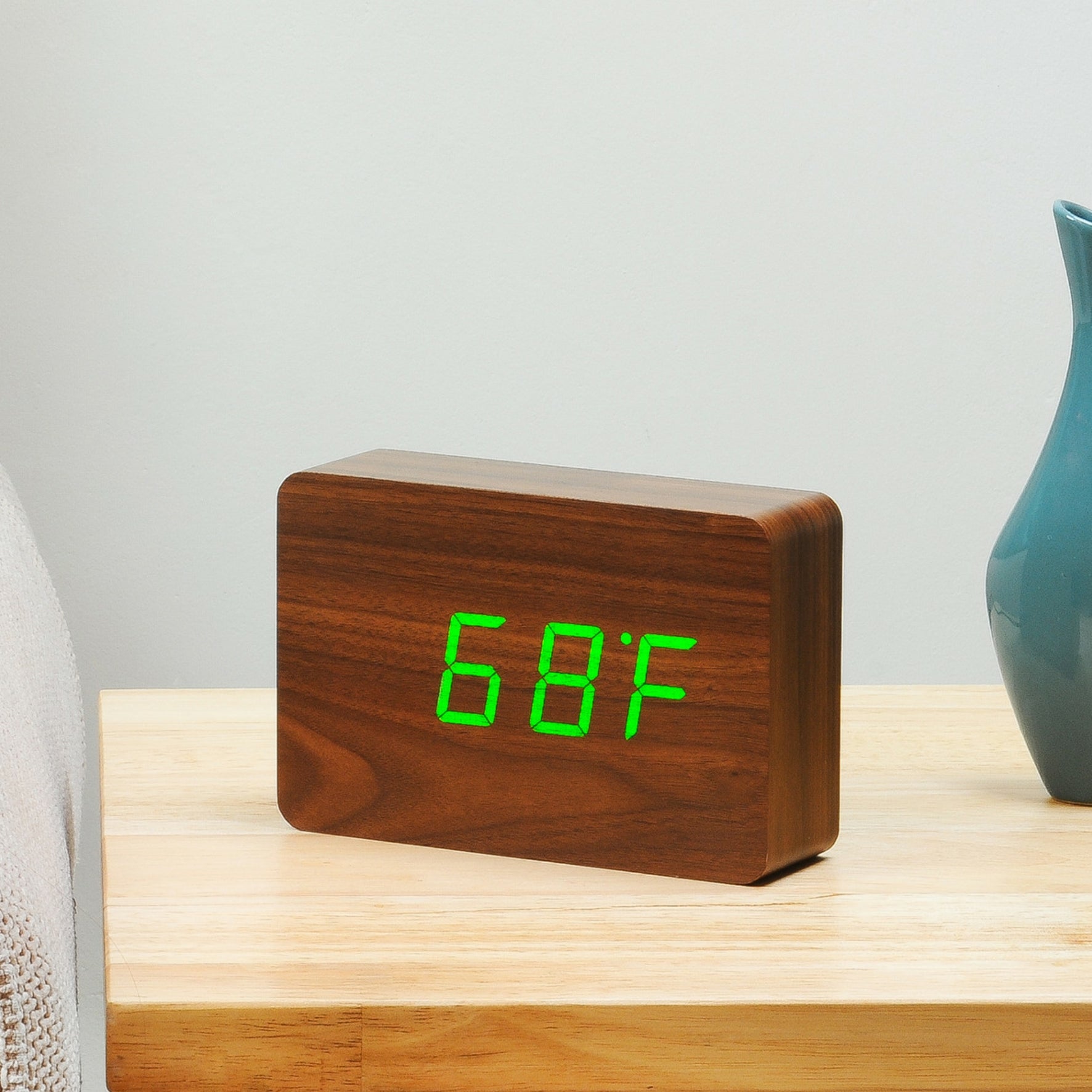 Gingko Brick Click Clock