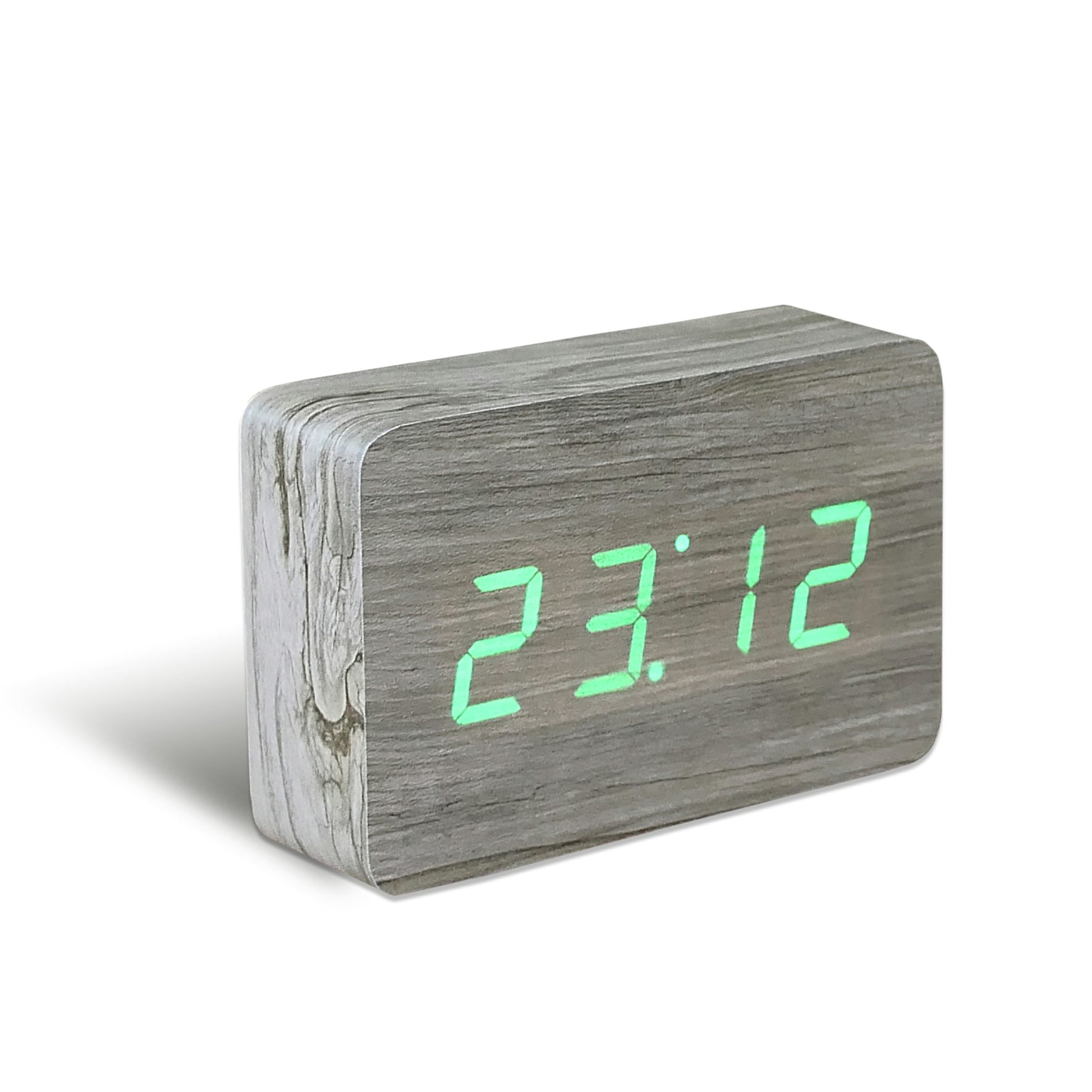 Gingko Brick Click Clock