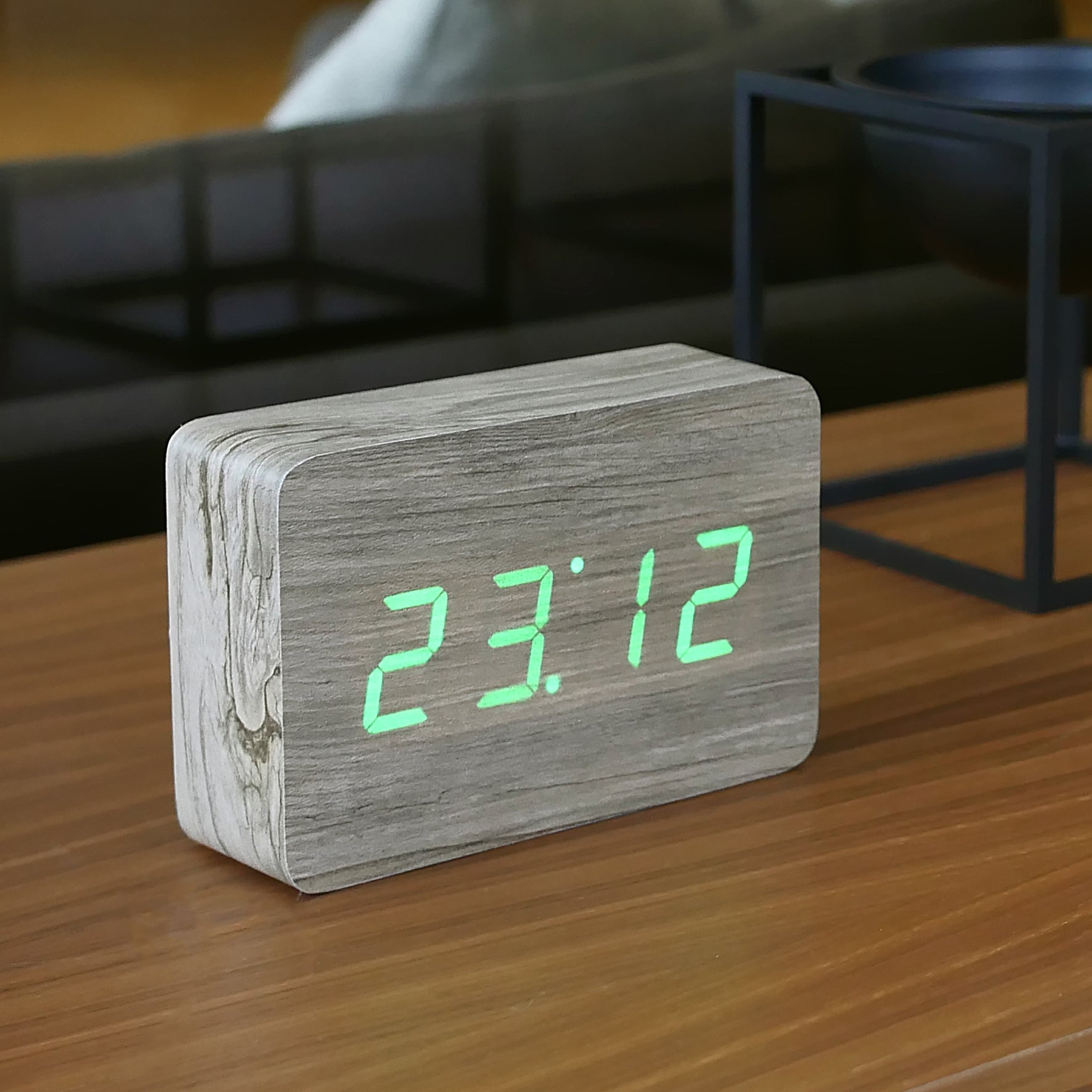 Gingko Brick Click Clock