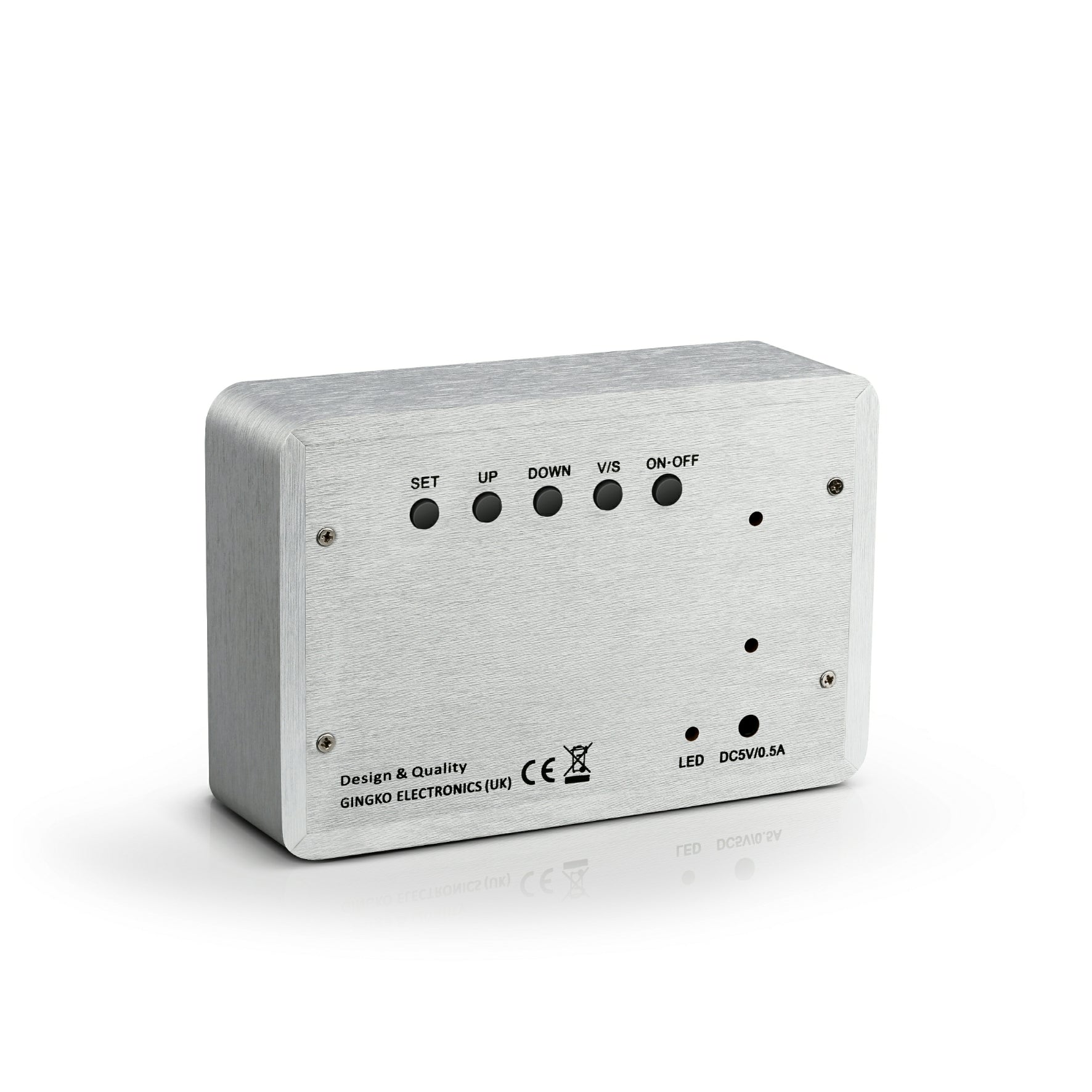 Gingko Brick Click Clock