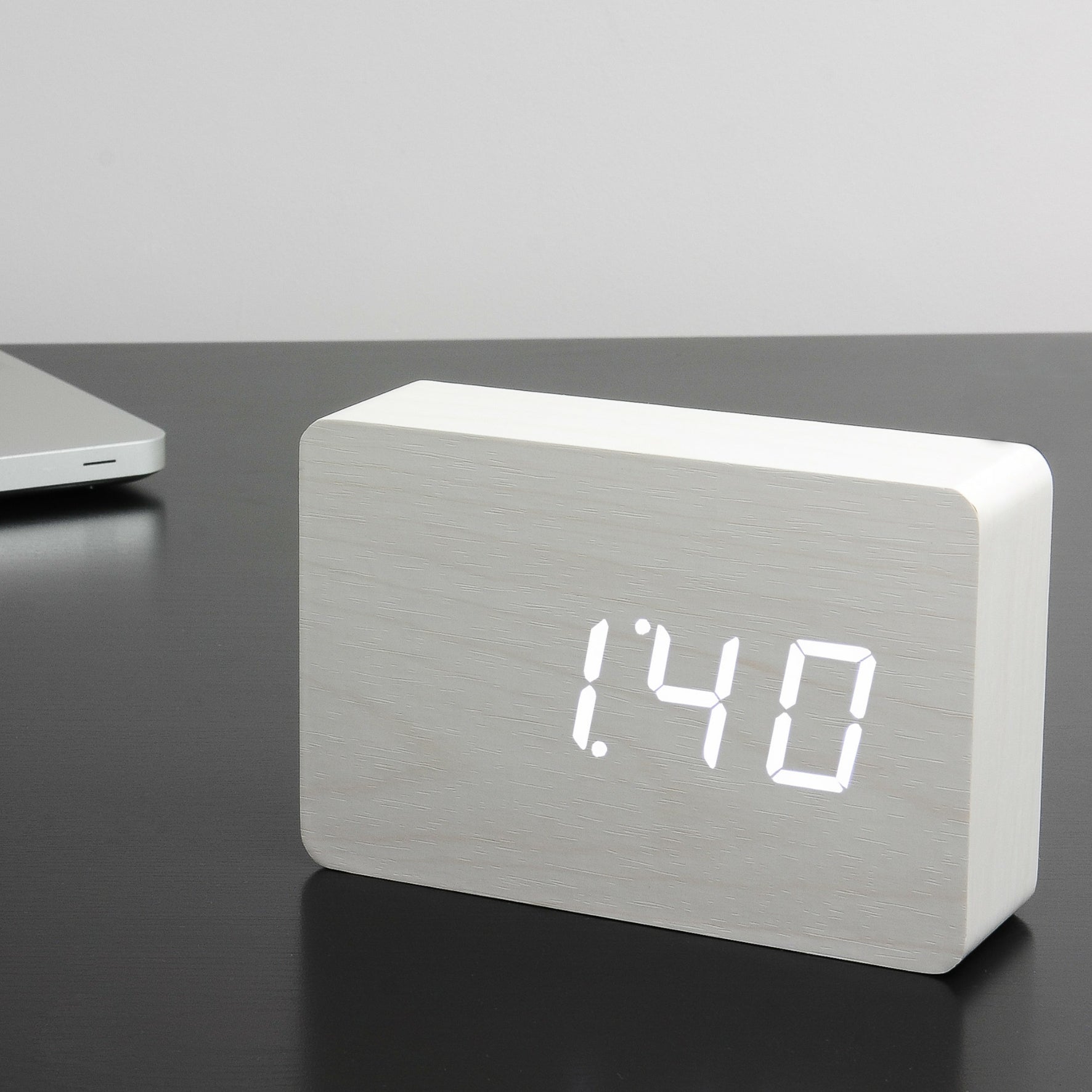 Gingko Brick Click Clock