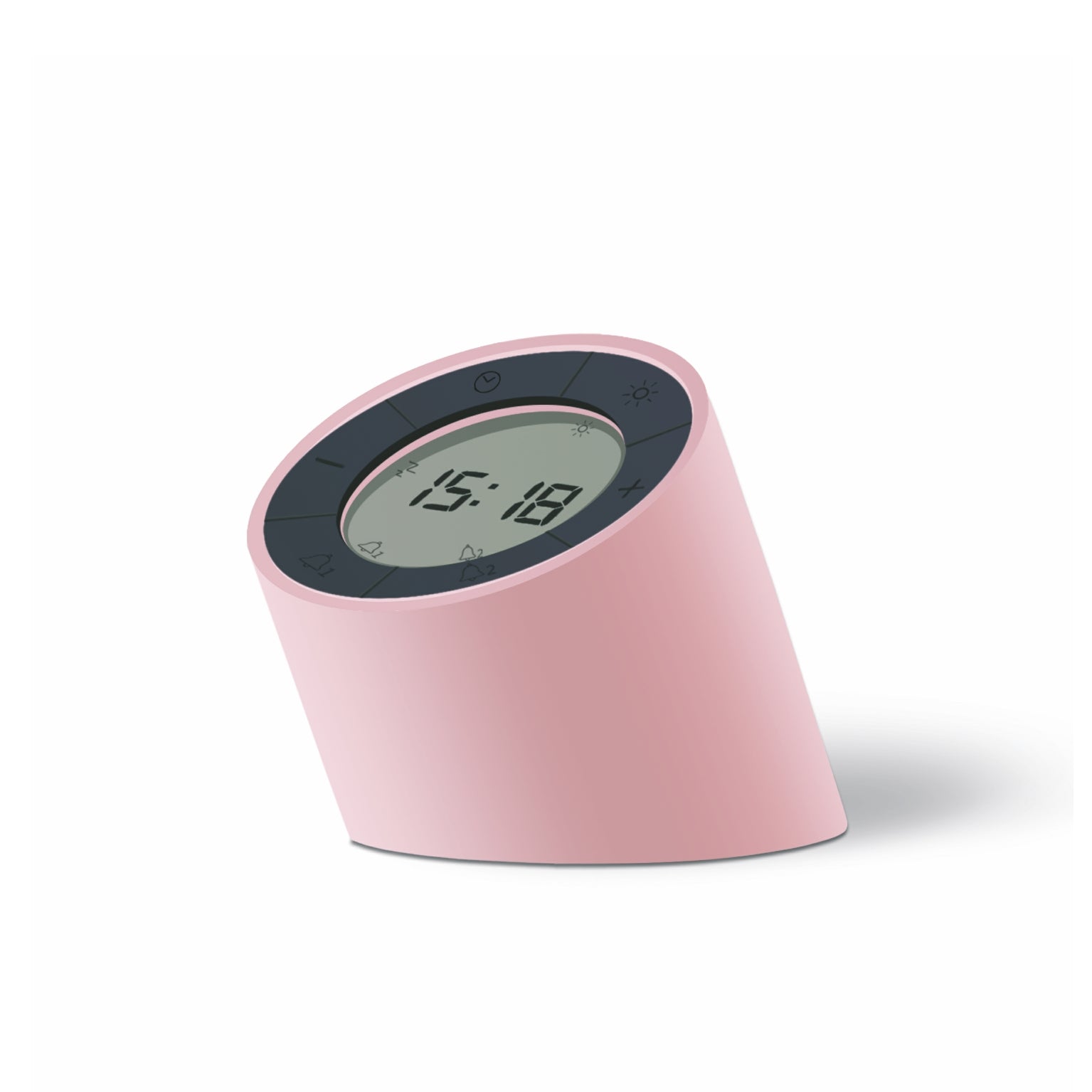 Gingko Edge Light Alarm Clock