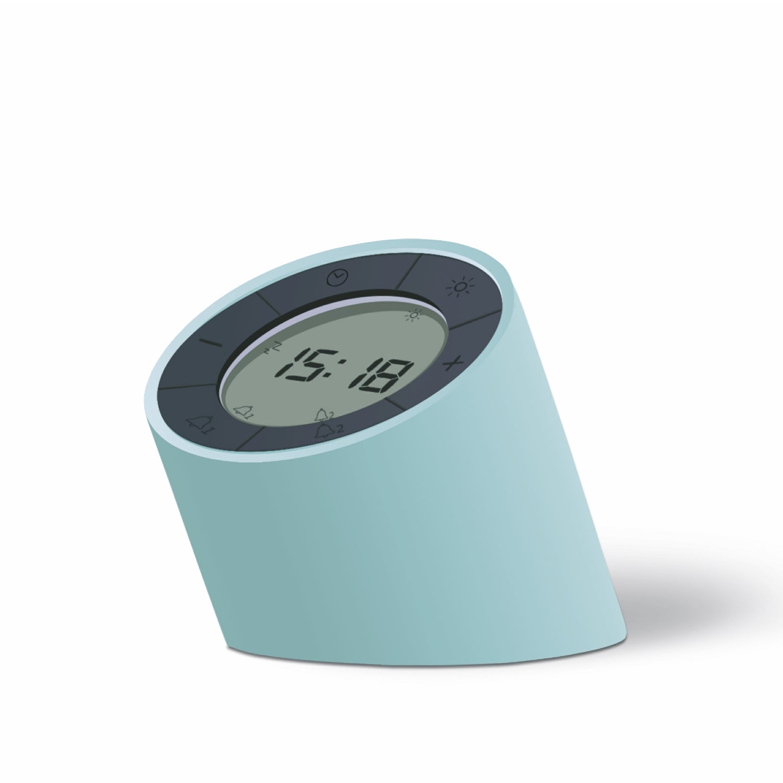 Gingko Edge Light Alarm Clock