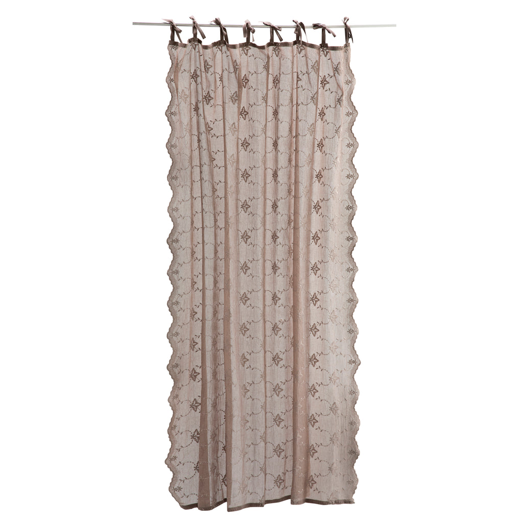 Lene Bjerre Adellia Embroidered Polyester Curtain 220x160cm