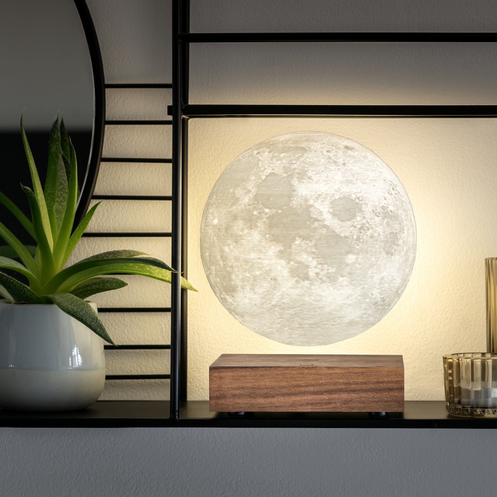 Gingko Smart Moon Lamp Wood