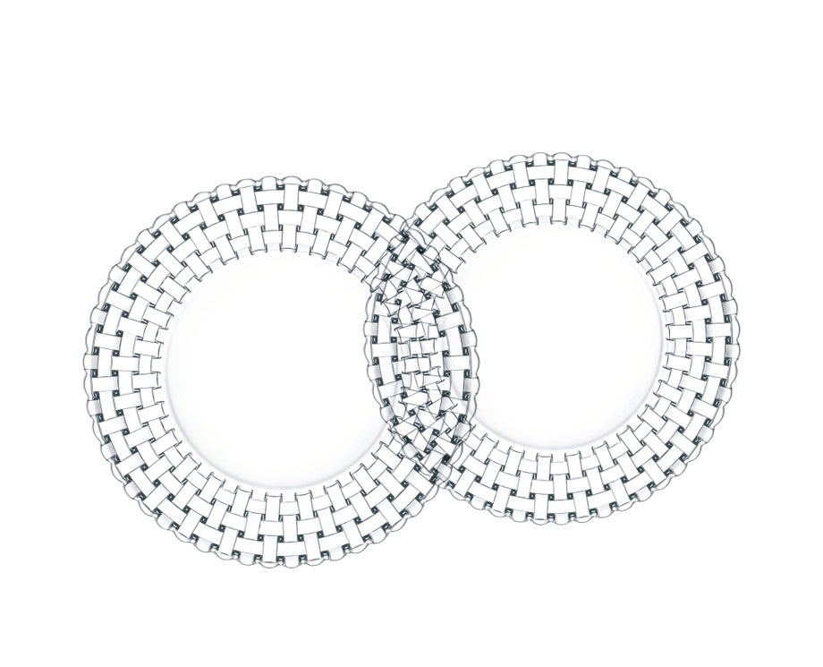 Nachtmann Bossa Nova Charger/ Serving Plate, Large, 32 cm - Set of 2