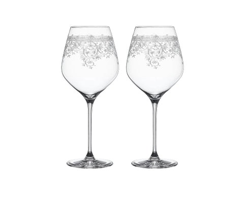 Spiegelau Arabesque Burgundy Glass, set of 2