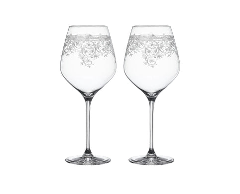 Spiegelau Arabesque Burgundy Glass, set of 2