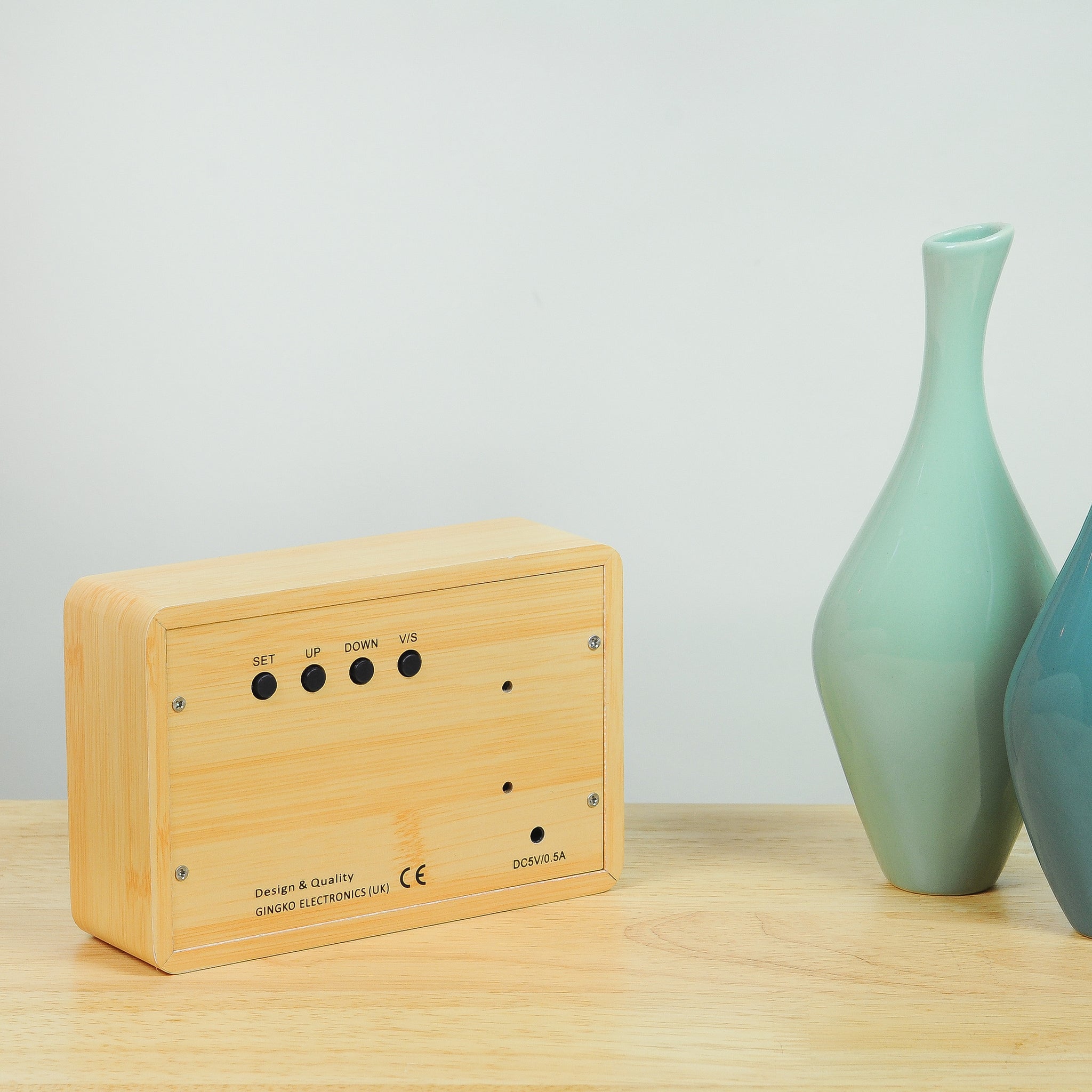 Gingko Brick Click Clock