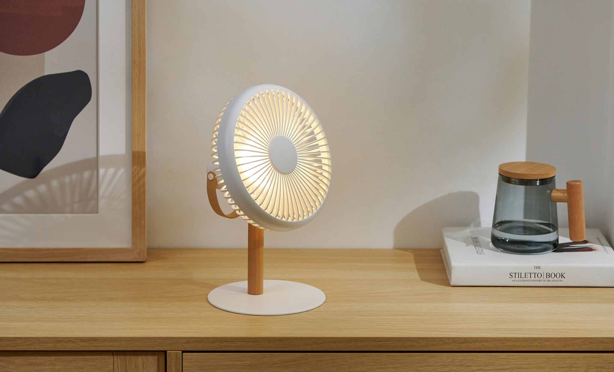 Gingko Beyond Detachable Desk Fan/Light