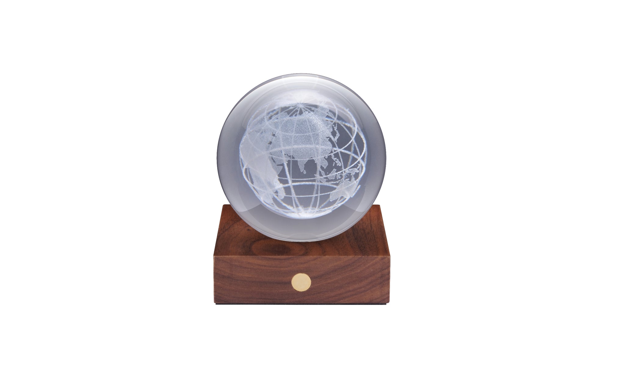 Gingko Amber 3D Laser Crystal Light
