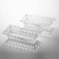 Nachtmann Bossa Nova Rectangular Bowl, 17cm- Set of 2