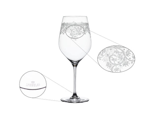 Spiegelau Arabesque Bordeaux Crystal Glasses, set of 2