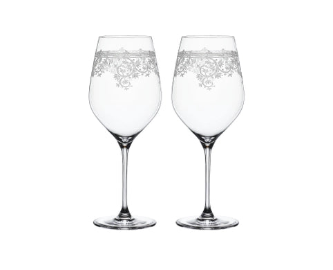 Spiegelau Arabesque Bordeaux Crystal Glasses, set of 2