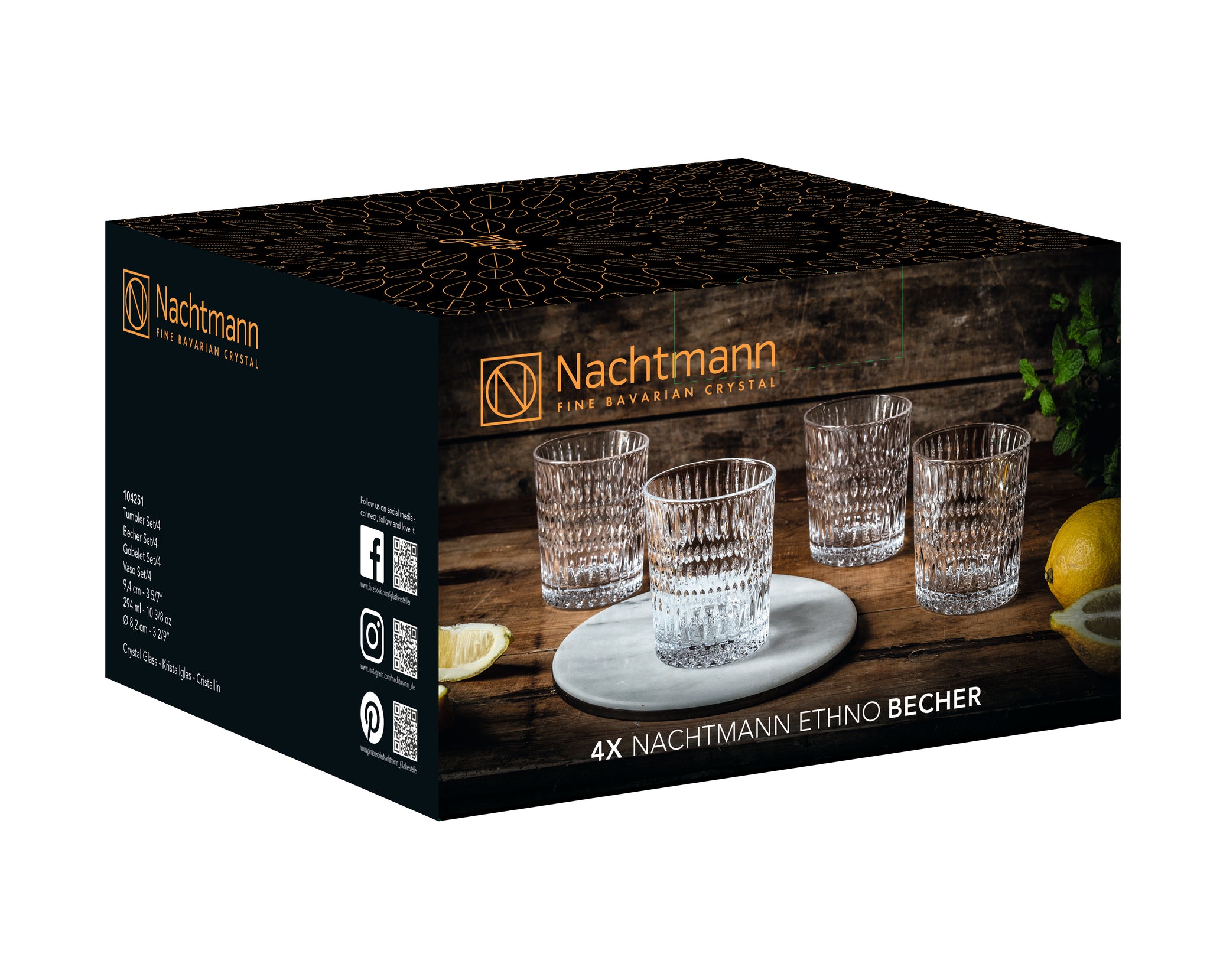 Nachtmann Ethno Tumbler, Set of 4