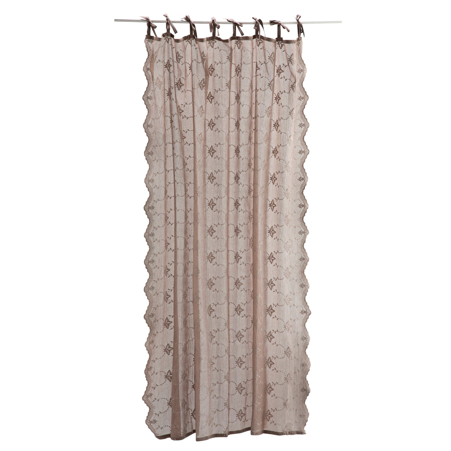 Lene Bjerre Adellia Embroidered Polyester Curtain 220x160cm