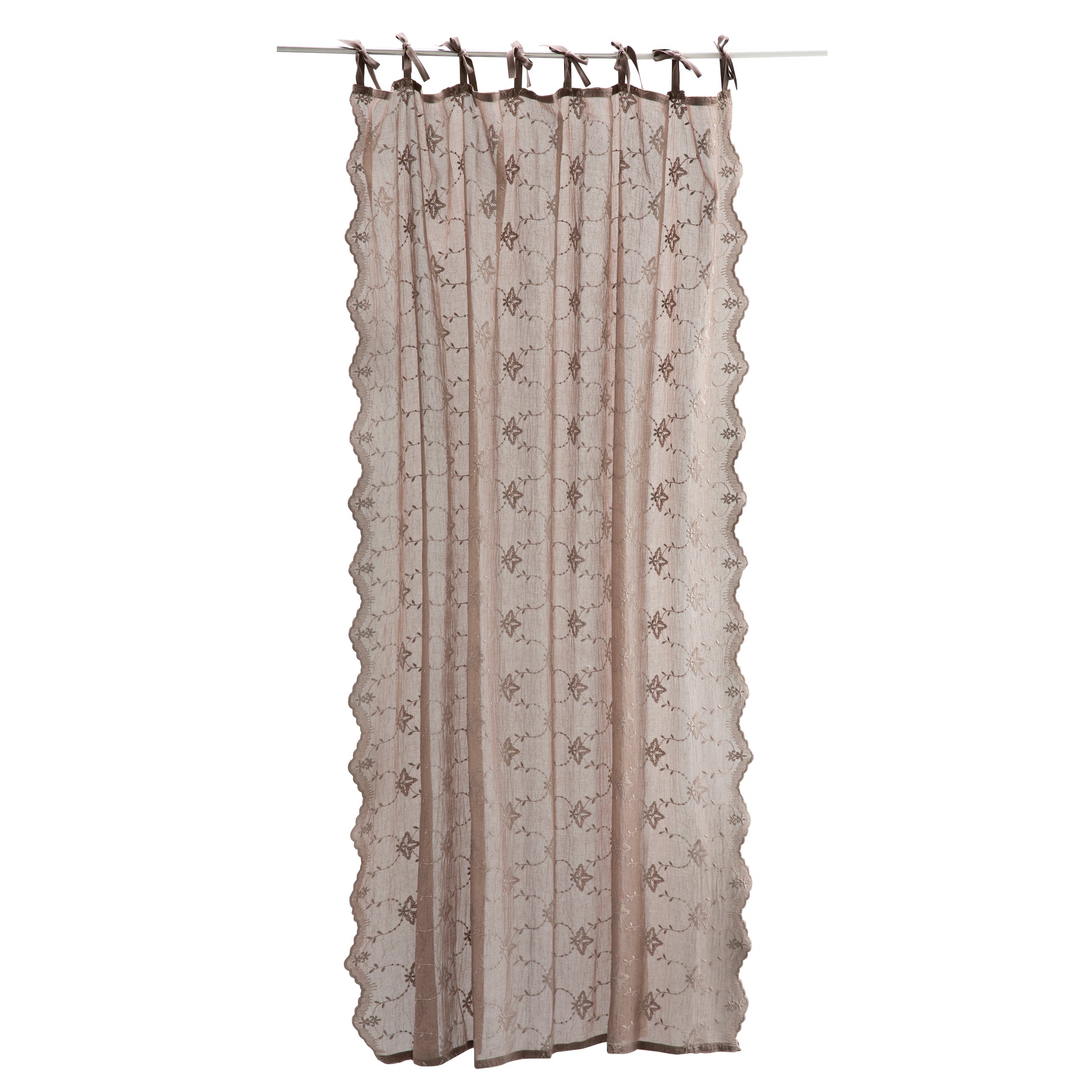 Lene Bjerre Adellia Embroidered Polyester Curtain 220x160cm