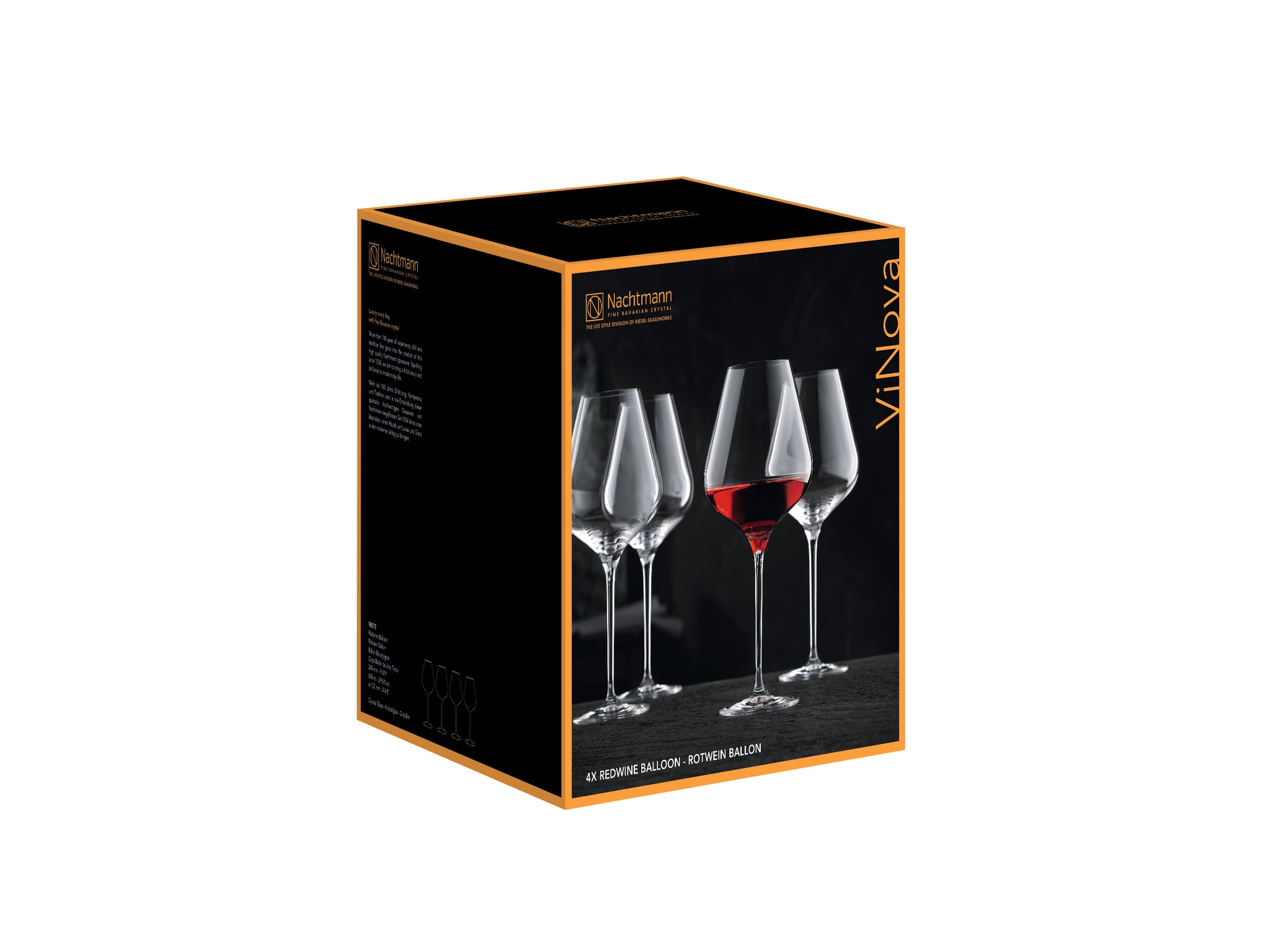 Nachtmann ViNova Red Wine Balloon glasses, set of 4