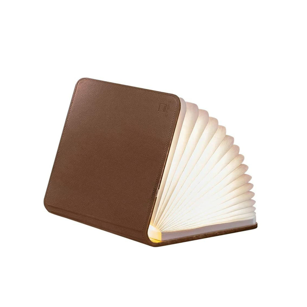 Gingko Mini Fibre Smart Book Light, Leather