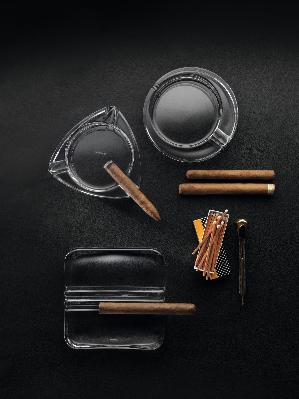 Nachtmann Cigar Ashtray Triangle, 1 piece (16cm)