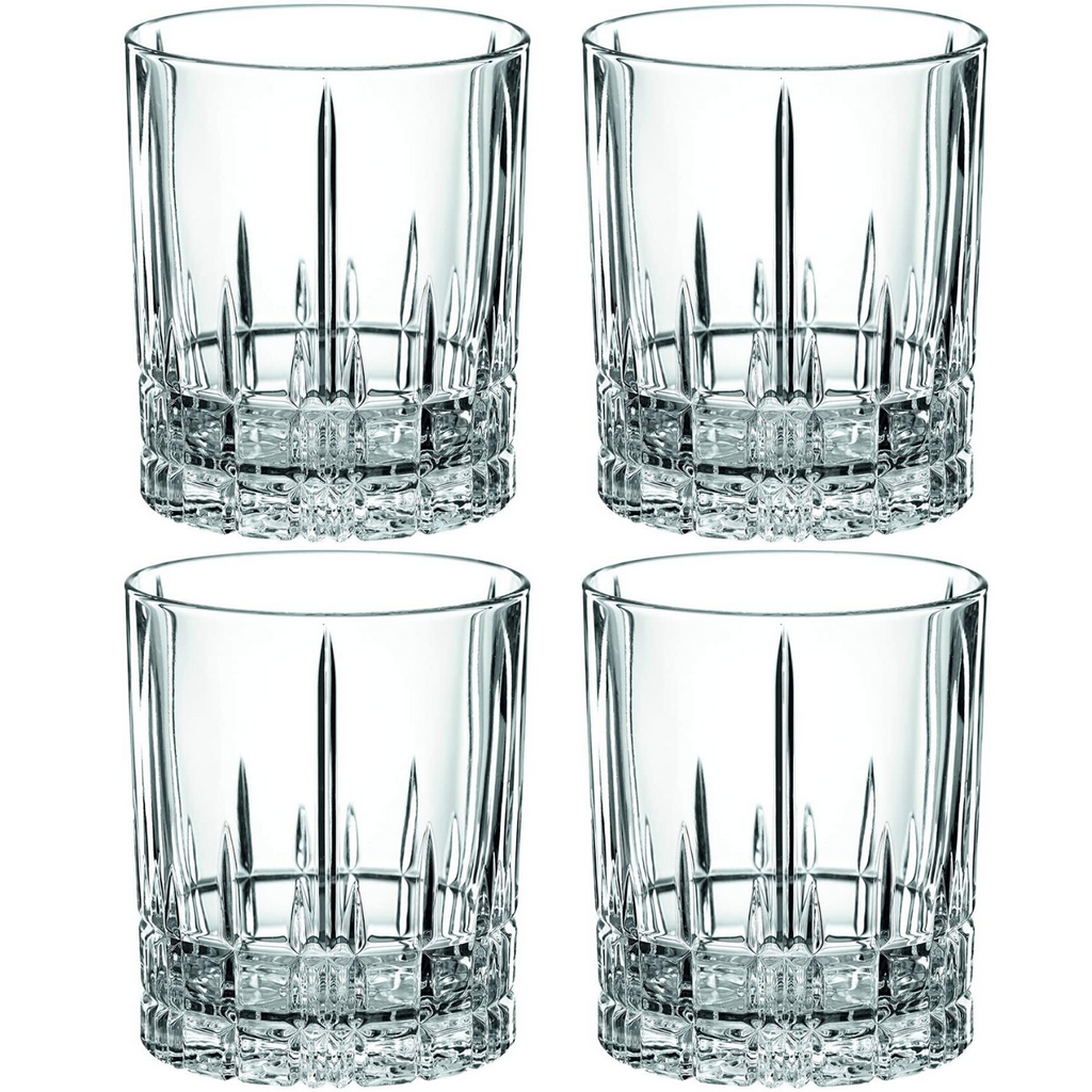 Spiegelau Perfect Serve Whisky Glass Set, 750ml Decanter + 6 Tumblers