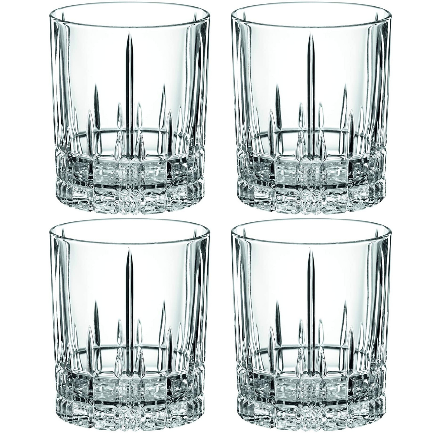 Spiegelau Perfect Serve Whisky Glass Set, 750ml Decanter + 6 Tumblers