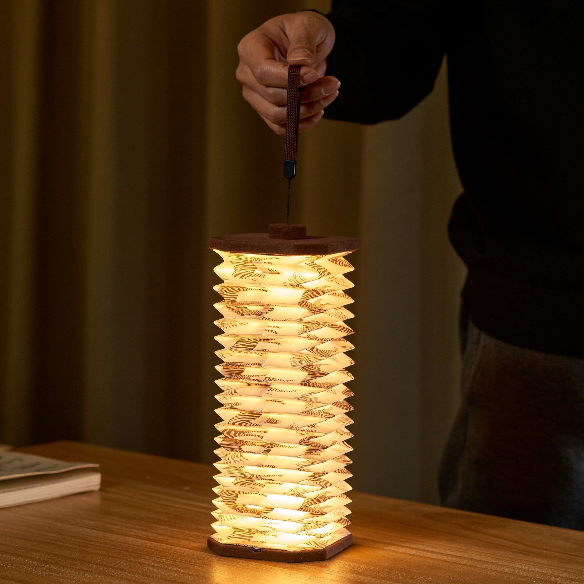 Gingko Smart Velvet Accordion Lamp